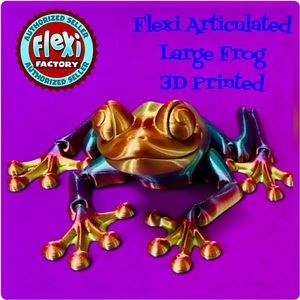 "Flexi" Large Frog  3D Printed Fidget Toy/ Figure